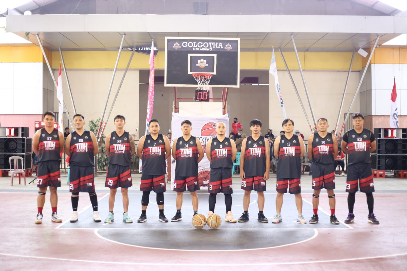 Tim Basketball Pemkot Tomohon Siap Berlaga di Walikota Bitung CUP