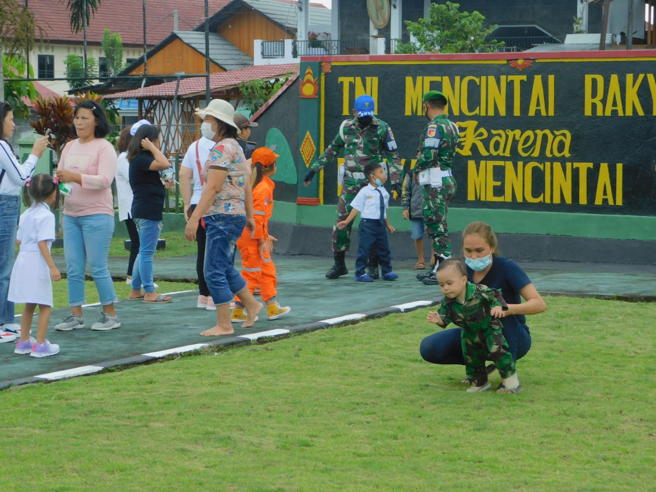 Heboooh !! Kodim 1302/Minahasa Tiba-tiba Diserbu Petugas Gabungan