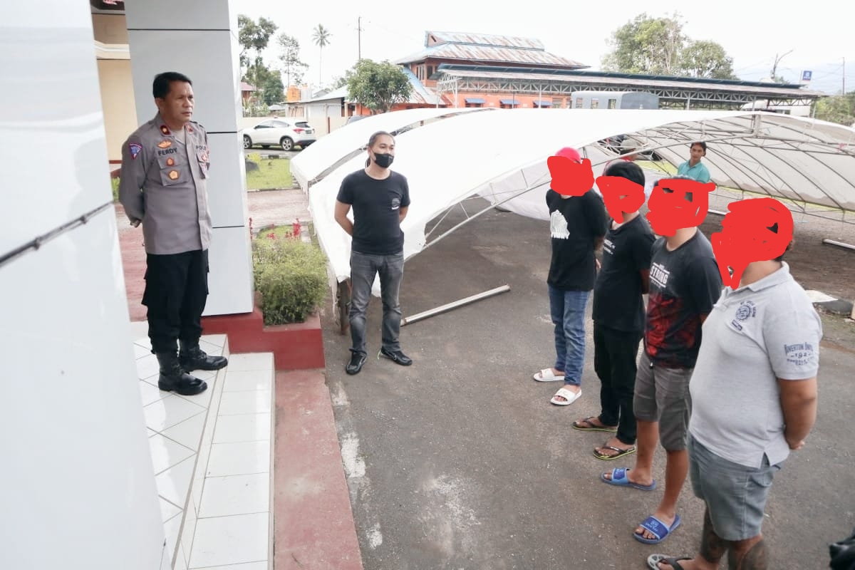 Empat Pria Penganiaya Petugas Lapas Tomohon Berhasil Digulung Tim Totosik