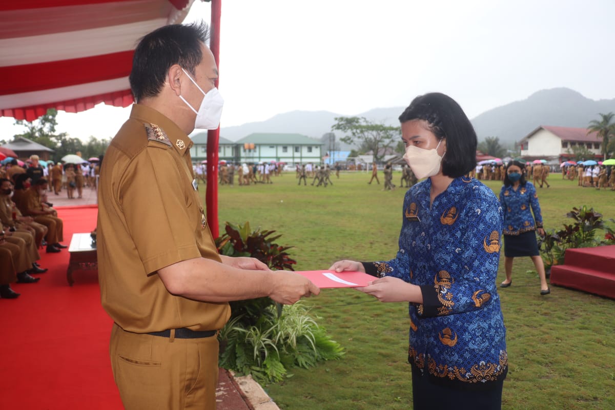 Kabar Gembira,, 20 CPNS Terima SK PNS di Apel Kerja Usai Libur Lebaran