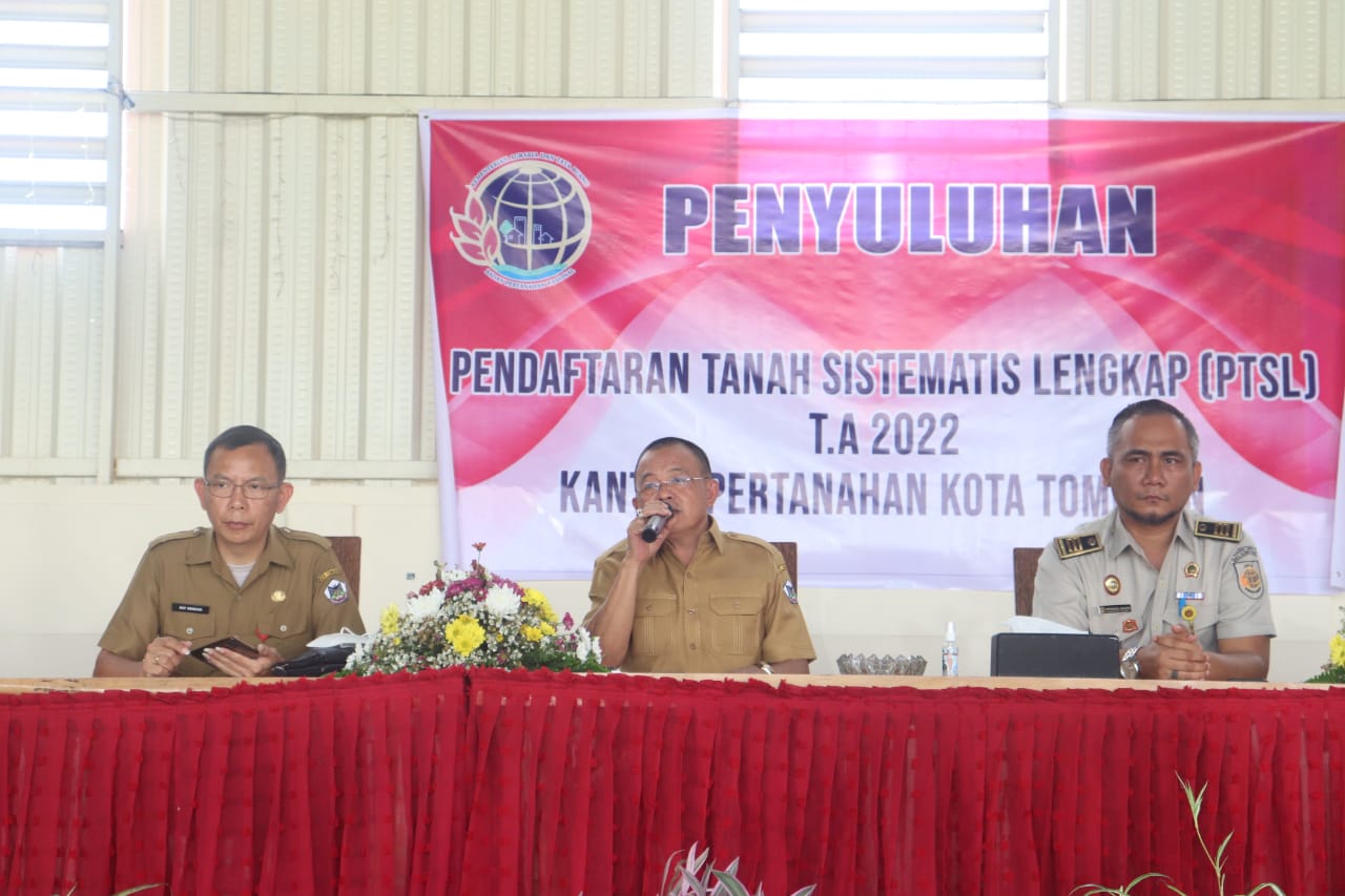 Hindari Kasus Sengketa Tanah, Wakil Walikota Minta Percepatan PTSL di Kota Tomohon