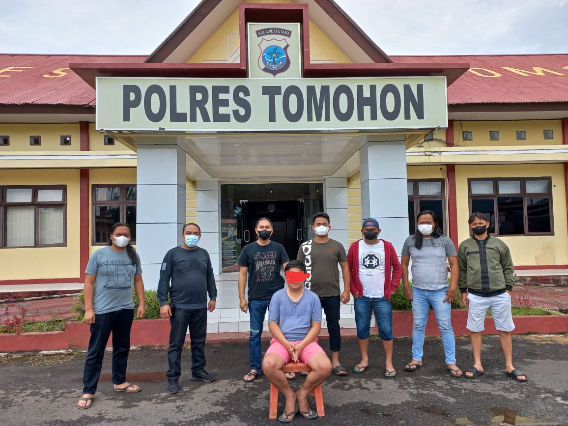 Nasib Apes, Pelaku KDRT Tak Berkutik Diringkus Dua Tim Andalan Polres Tomohon