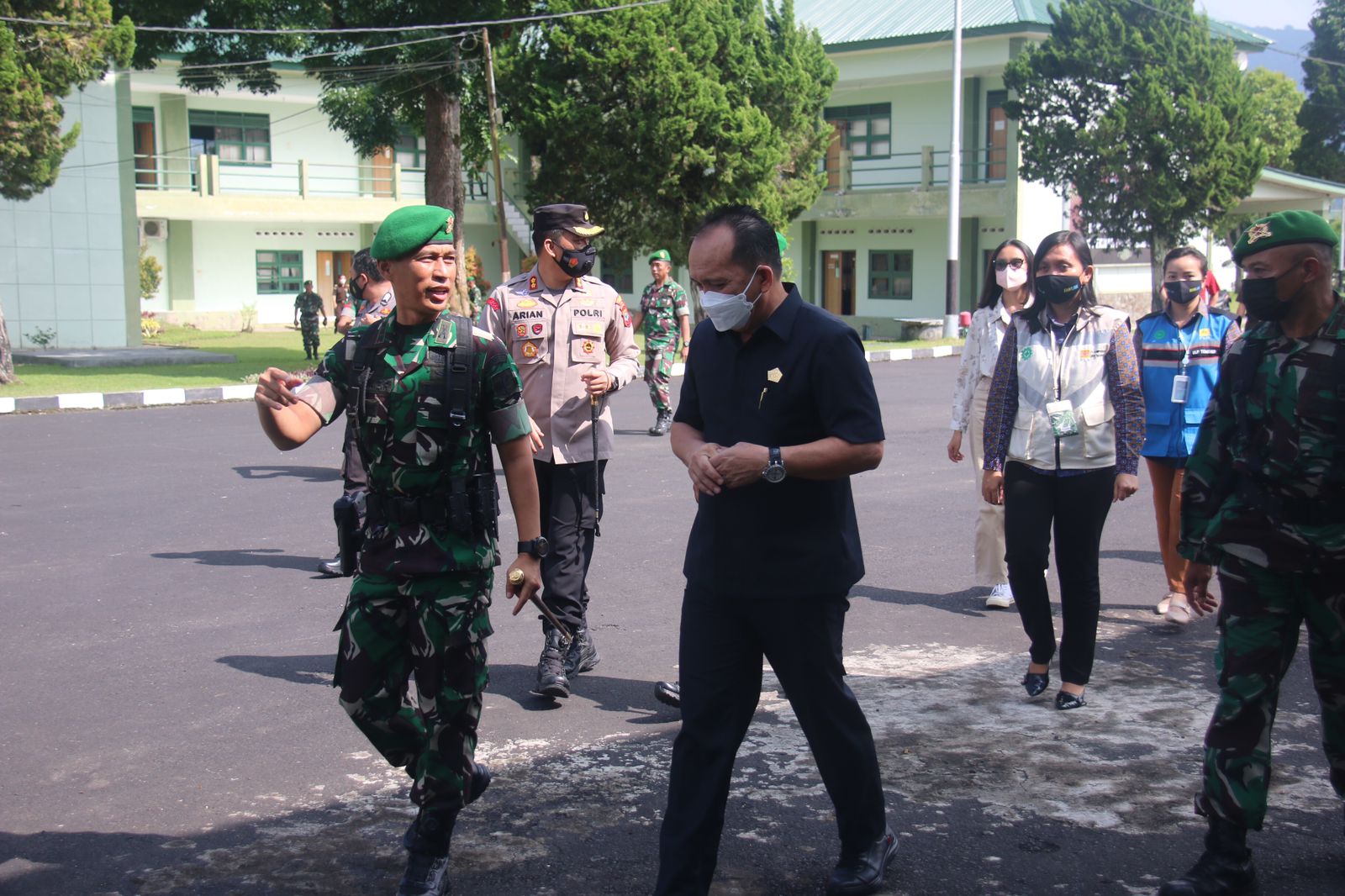 Ketua DPRD Hadiri Upacara Dikjurbaif Abit Dikmaba TNI AD Tahun 2022