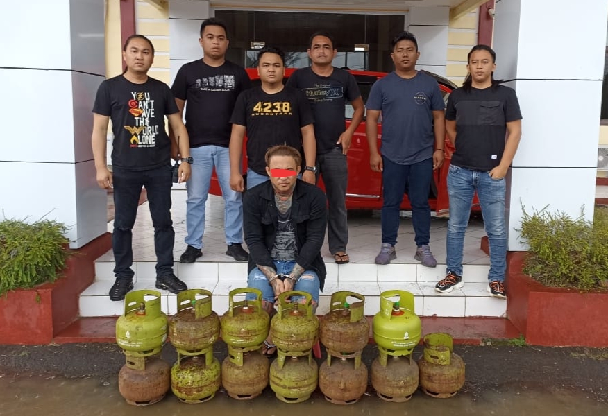 TEKAB 35 Totosik Bongkar Sindikat Pelaku Pencurian Tabung Gas Elpiji