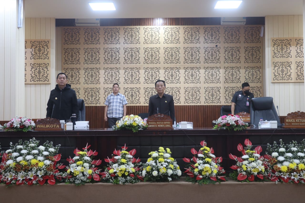 Paripurna Penutupan Masa Sidang Kedua dan Pembukaan Masa Sidang Ketiga 2022, Walikota Ajak DPRD Berkesinambungan Bangun Tomohon