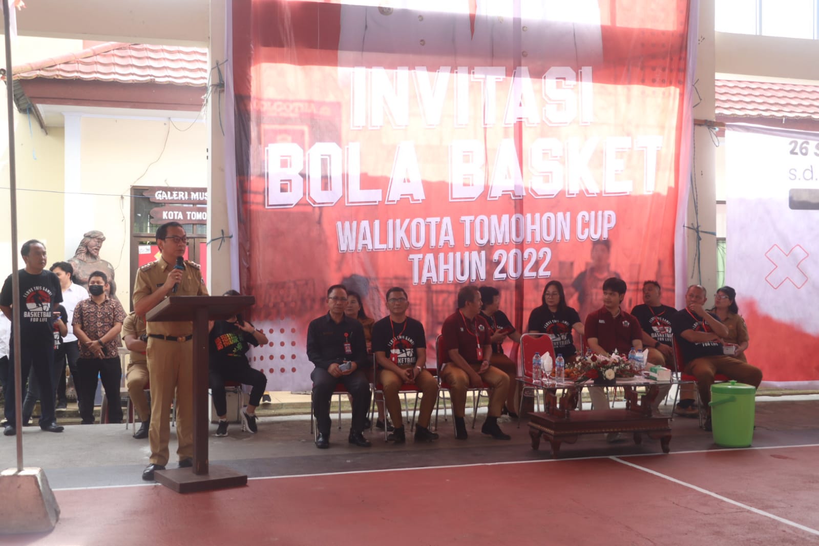 Dibuka Walikota Tomohon, Kejuaraan Bola Basket Walikota CUP Resmi Bergulir