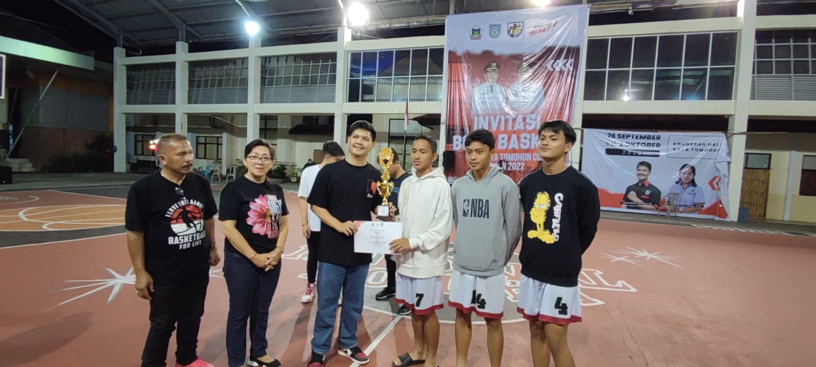 Putra SMP Stella Maris dan Putra SMA 1 Sabet Juara Satu Three on Three di Invitasi Bola Basket Walikota CUP 2022