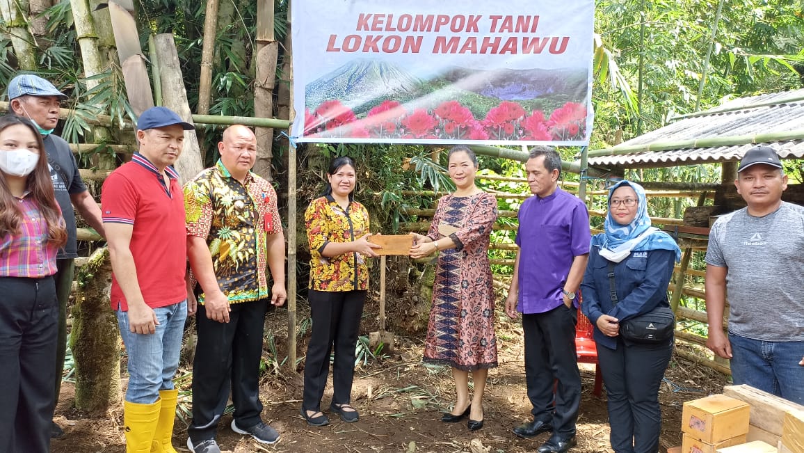 Kukuhkan Koptan Lokon Mahawu, Bunda Syanet Minta Hasil Madu Lebah Trigona Biroy jadi Pemasok Unggulan