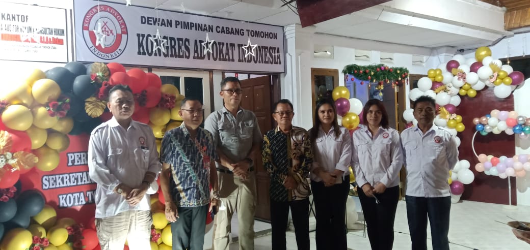 Boy Mandagi Resmikan Sekretariat DPC KAI Tomohon