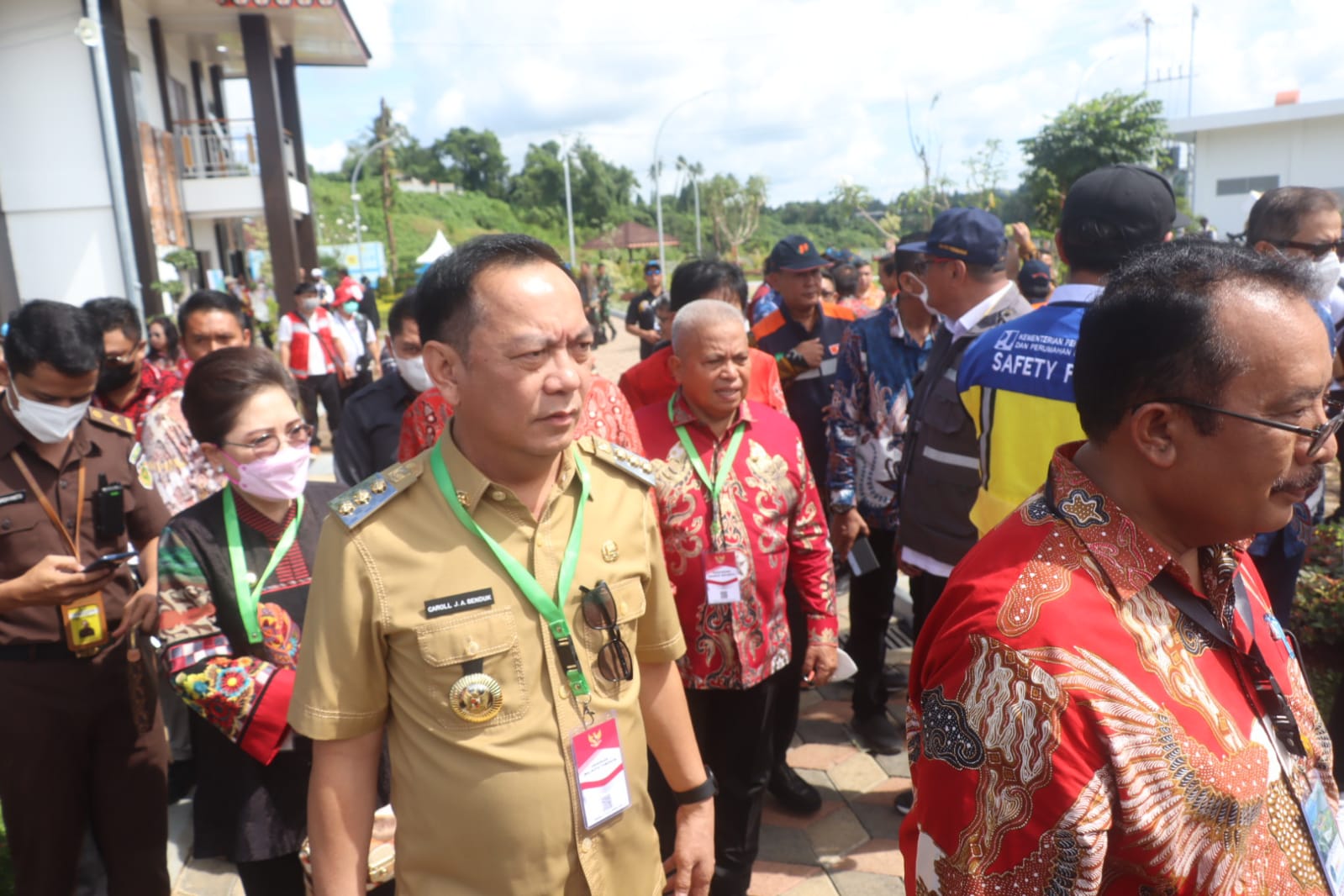 Walikota Tomohon Hadiri Peresmian Bendungan Kuwil Kawangkoan