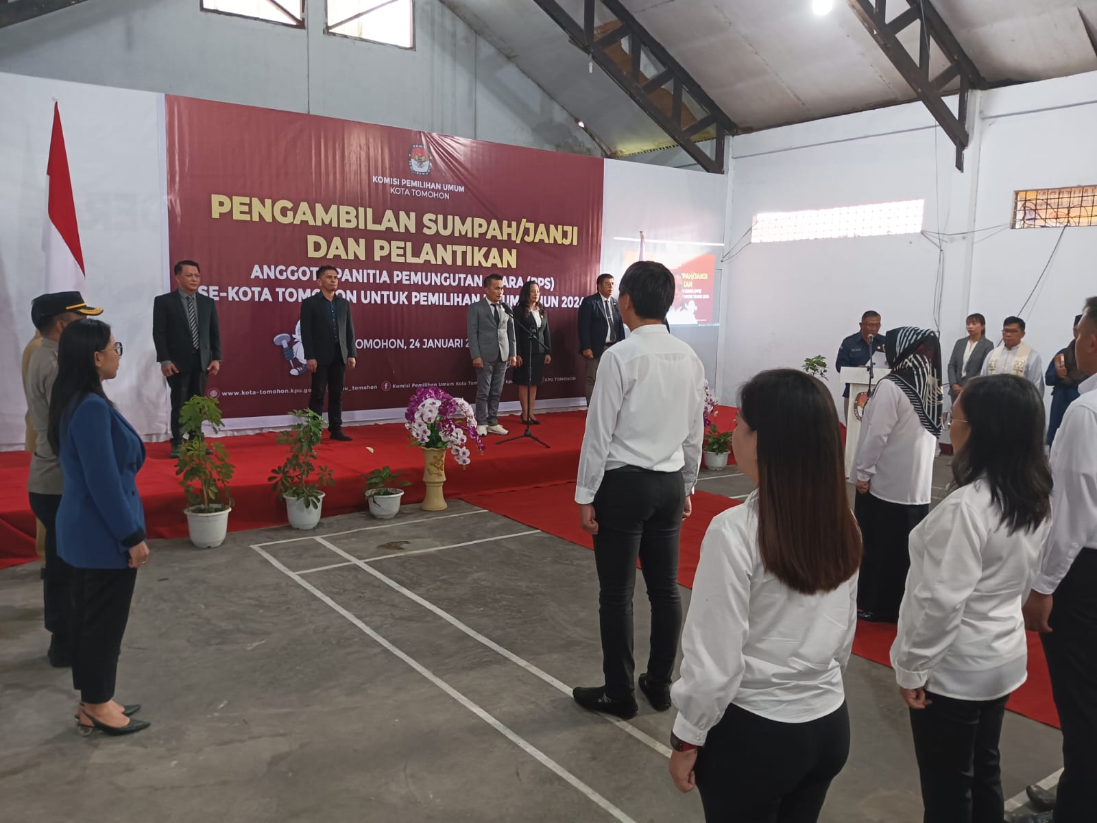 132 Anggota PPS Dilantik, Pemkot Harapkan Pemilu 2024 Berjalan Sukses