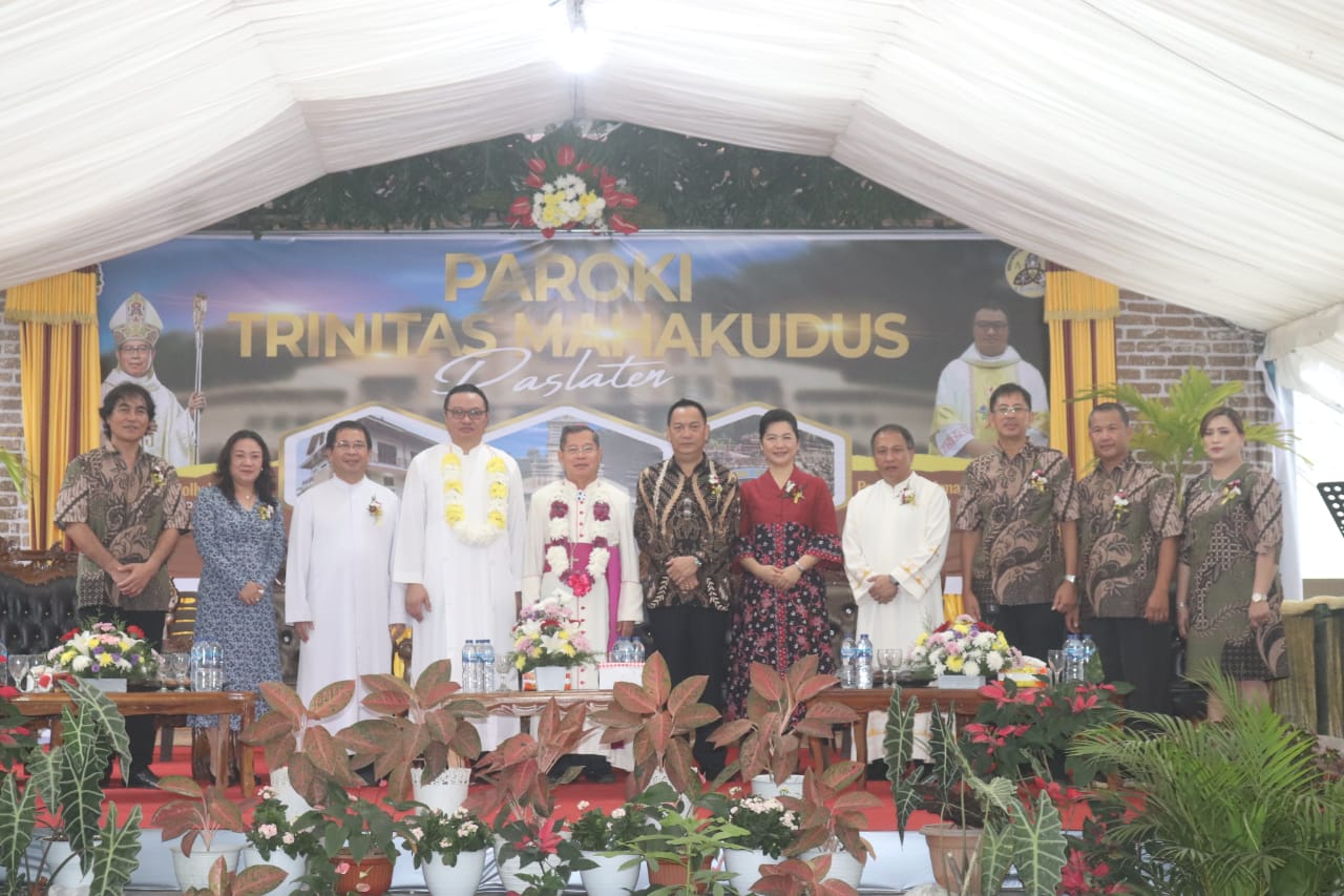 Peresmian Paroki Trinitas Maha Kudus Paslaten Diharapkan Tingkatkan Kualitas Iman dan Kepedulian terhadap Sesama