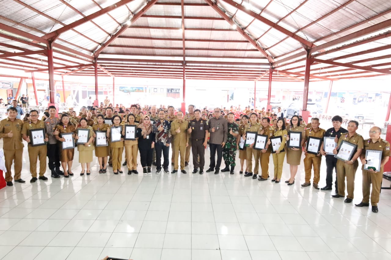 Bupati Minahasa Launching DD, BLT dan Program Ekosistem Desa Tahun 2023