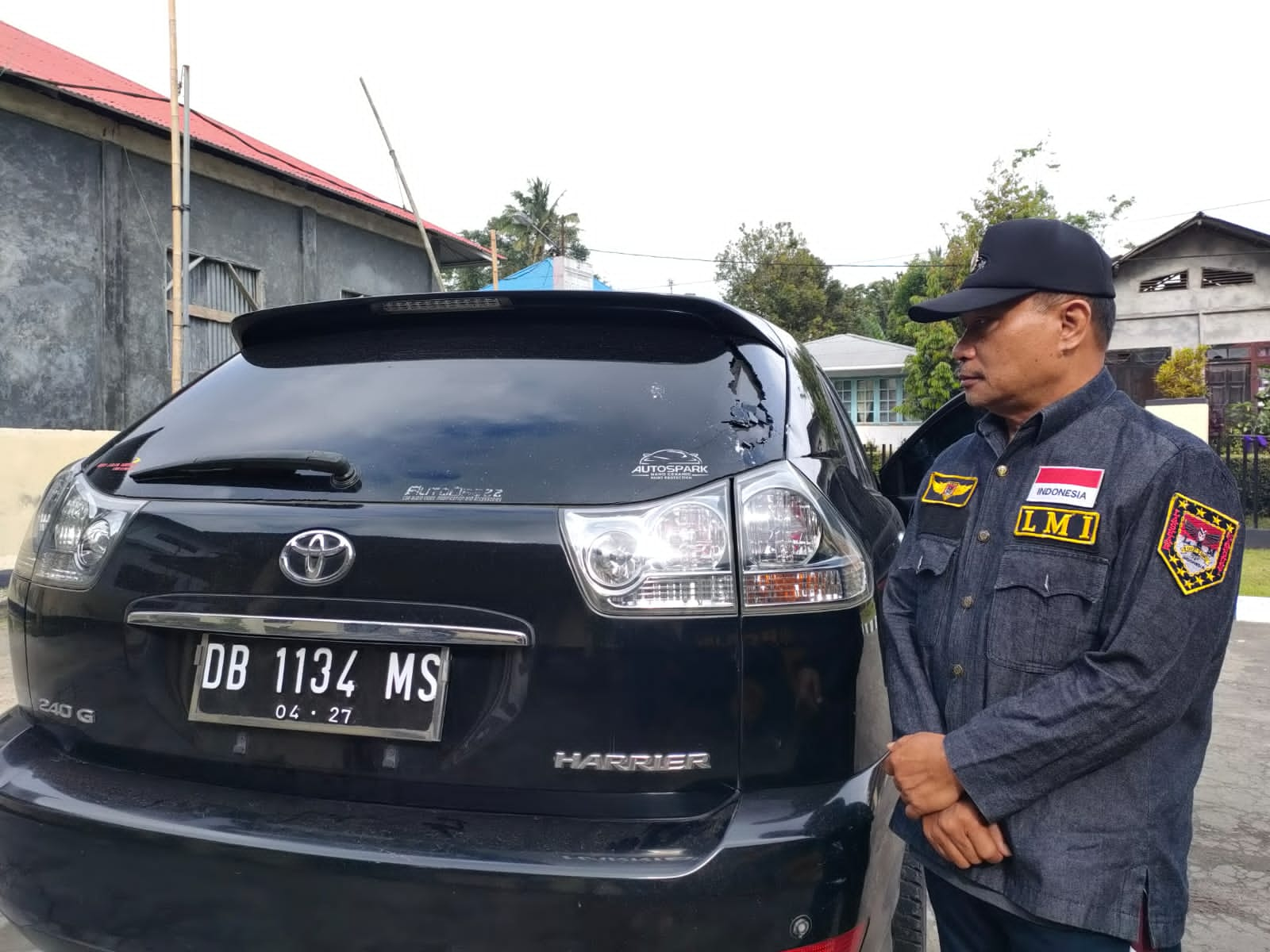 Mobil Wakil Ketua LMI Minahasa di Lempari Batu, Polsek Tompaso Kejar Terduga Pelaku