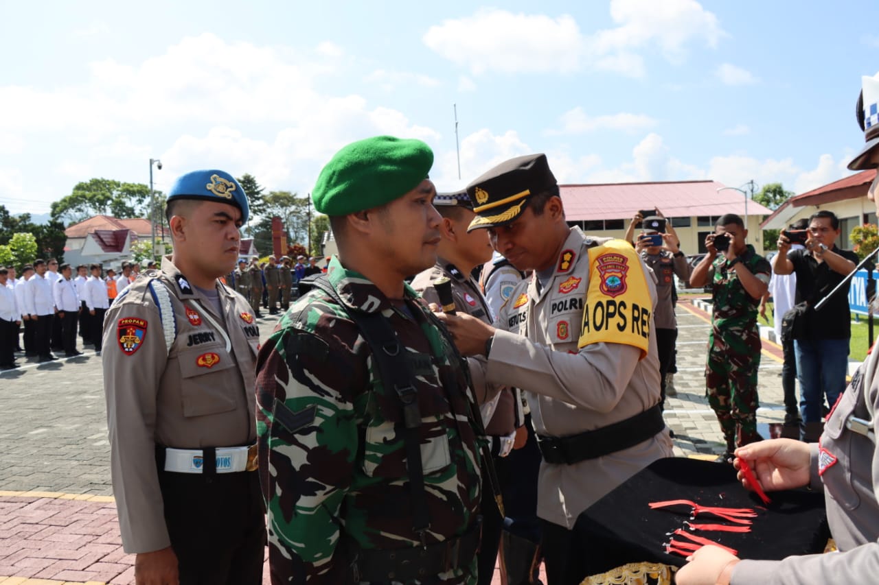 Polres Minahasa Gelar Pasukan Operasi Kepolisian Terpusat Samrat 2023