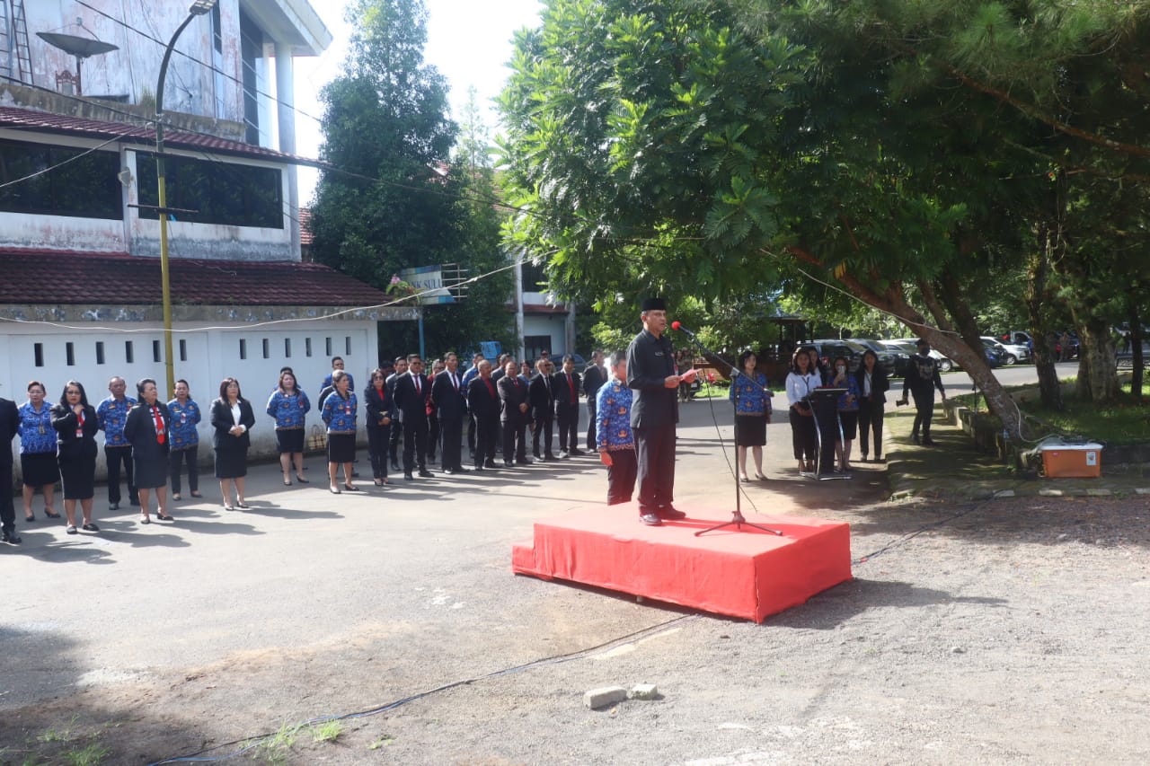 ASN Tomohon Ikuti Upacara Hari Otonomi Daerah