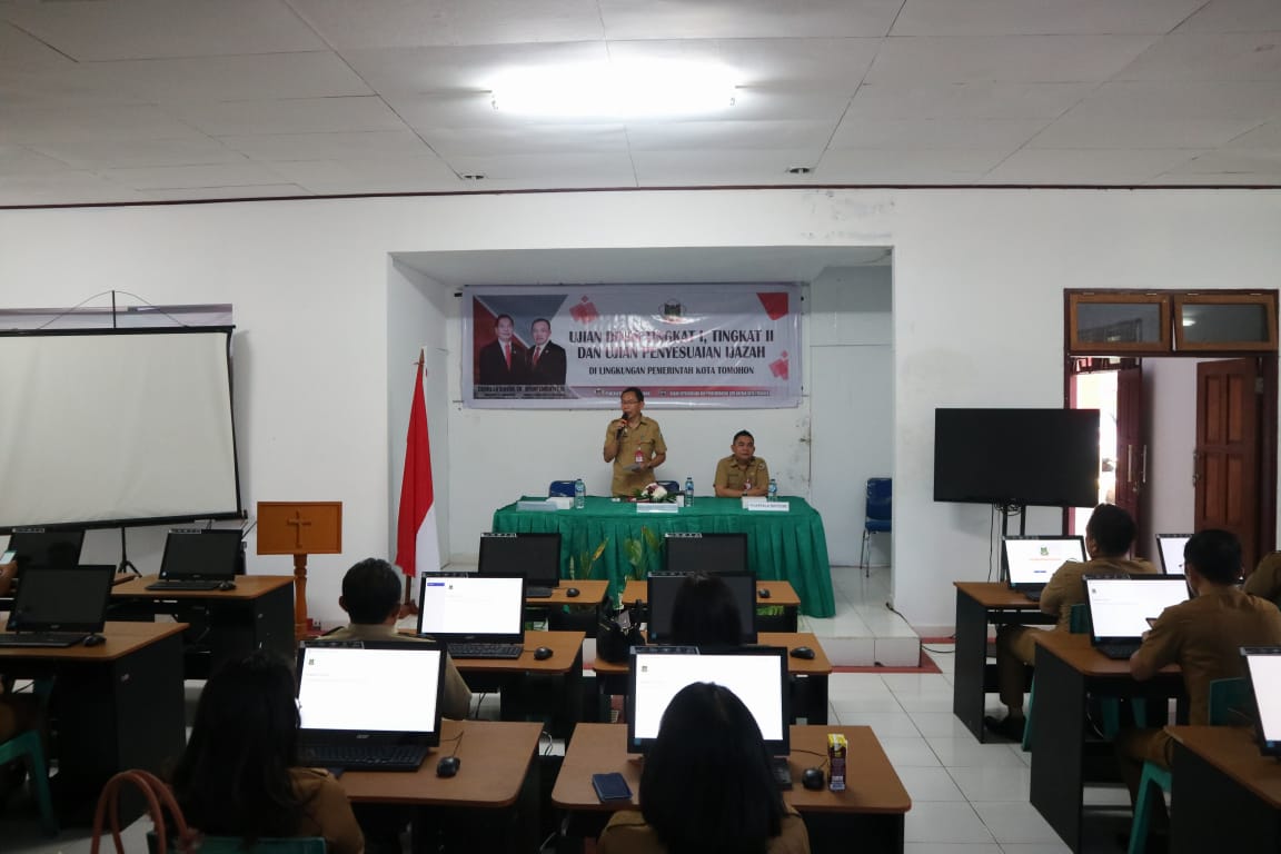 ASN Tomohon Ikuti Uji Kompetensi Jabatan Struktural dan Fungsional