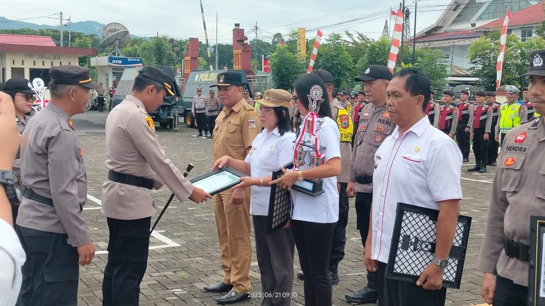 Pemdes Sendangan Tompaso Sabet Juara 2 Lomba Satkamling