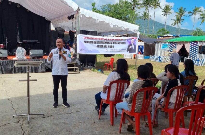  Ratusan Pemuda GSJA Diberi Pemahaman Empat Pilar MPR RI oleh Senator Stefanus BAN Liow