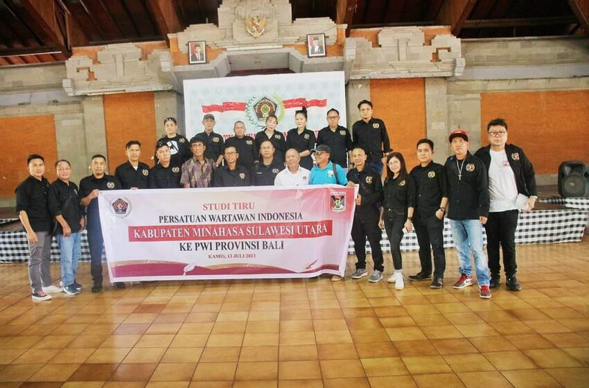  PWI Minahasa Studi Tiru ke Provinsi Bali