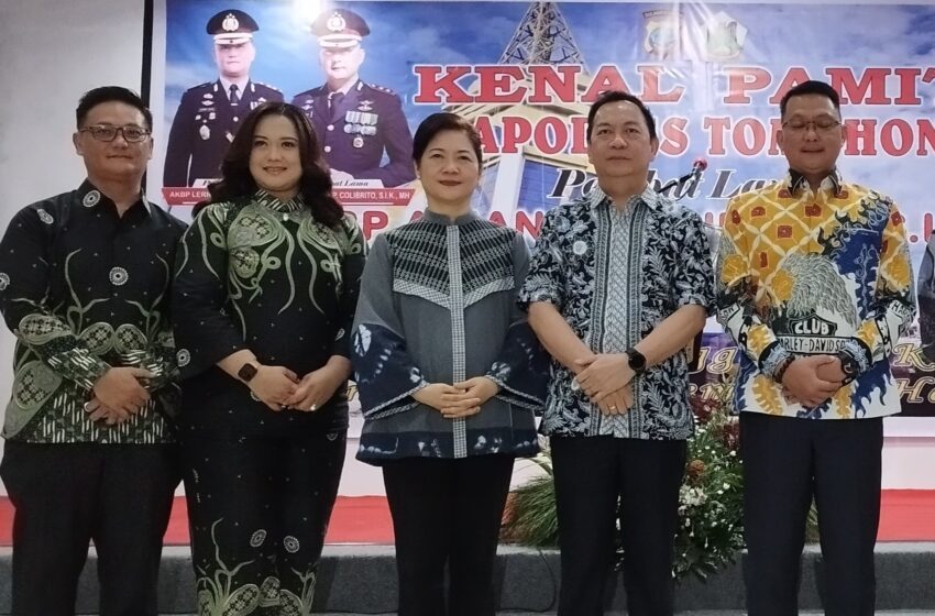  Kenal Pamit Kapolres Tomohon, Walikota Minta Dukungan Sukseskan TIFF 2023 ke AKBP Lerry Tutu SIK MM