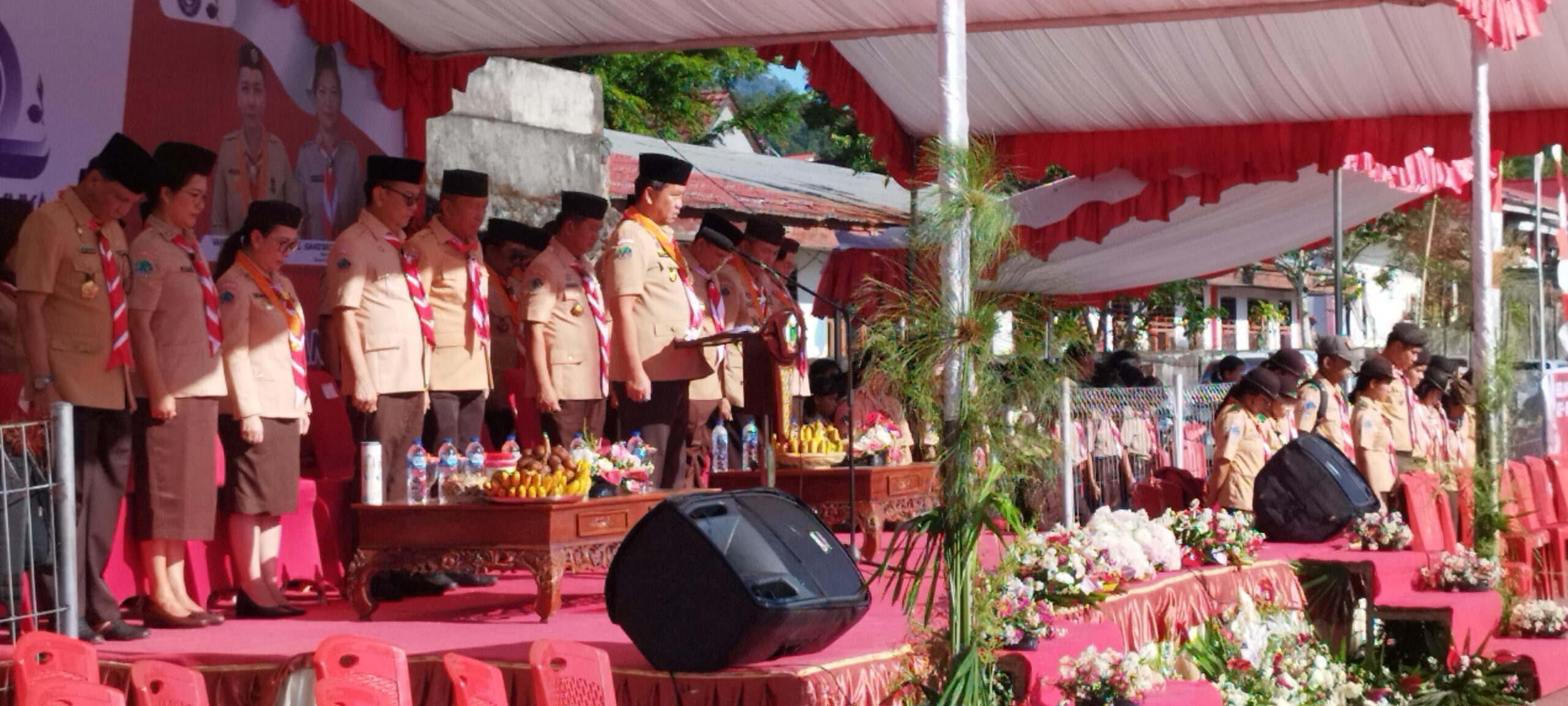 Apel Besar Hari Pramuka Ke - 62, Wagub Sulut Puji Ketekunan Kak Syanet dan Pramuka di Tomohon