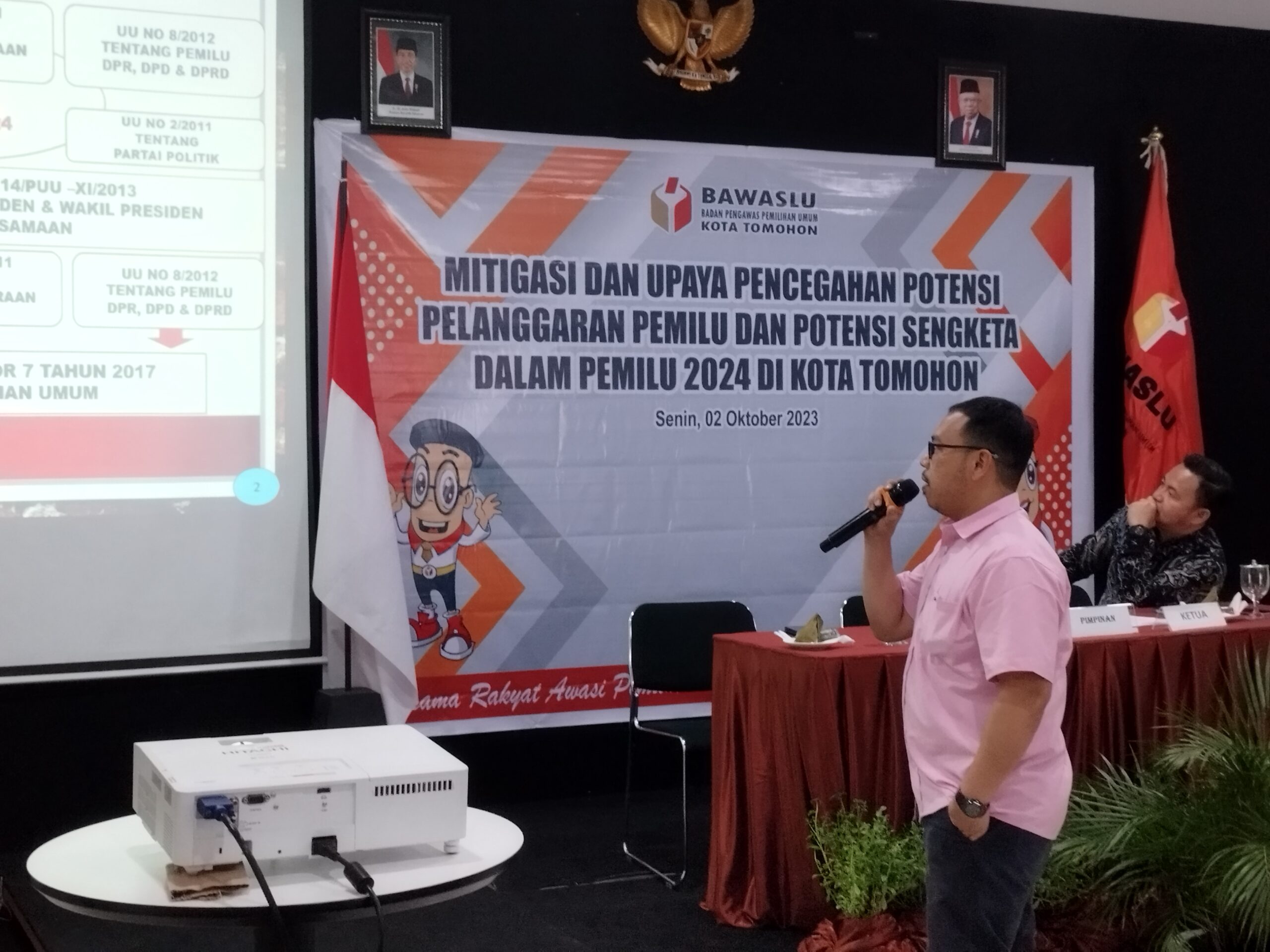 KPU - Bawaslu Tomohon Antisipasi Kerawanan dalam Pemilu 2024