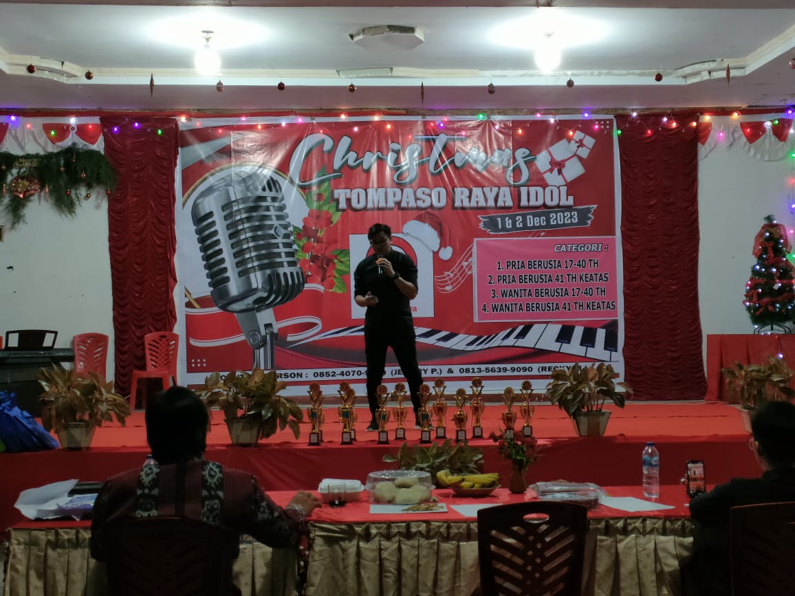 Utusan Desa Sendangan Tompaso Raih Juara 1 Christmast Idol