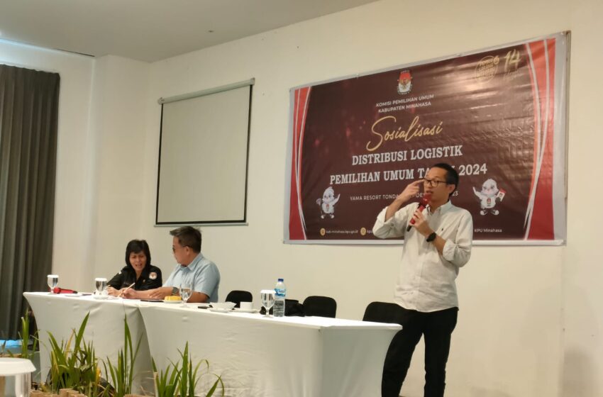  KPU Minahasa Ajak Media Sosialisasikan Distribusi Logistik Pemilu  2024