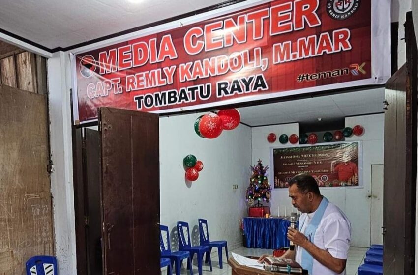  Kereen… Media Center Capt Remly Kandoli Diresmikan Melalui Ibadah Syukur