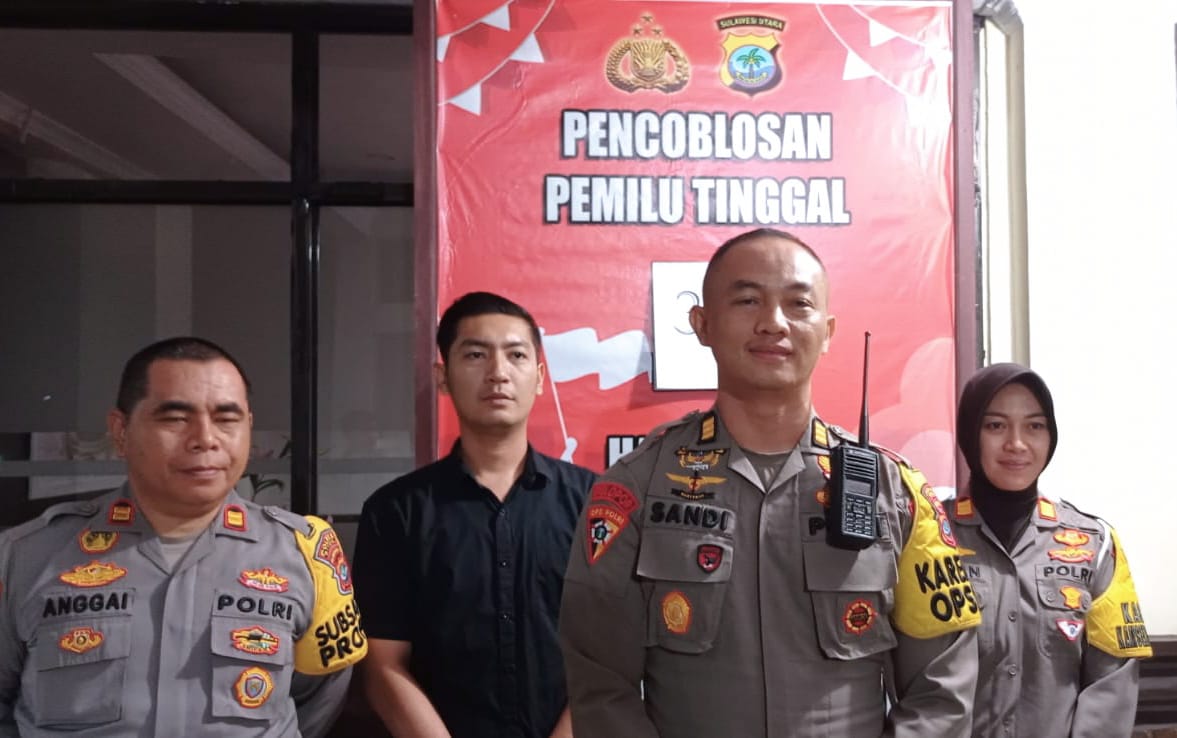 Ratusan Personil Polres Bitung Siap Amankan Pemilu 2024