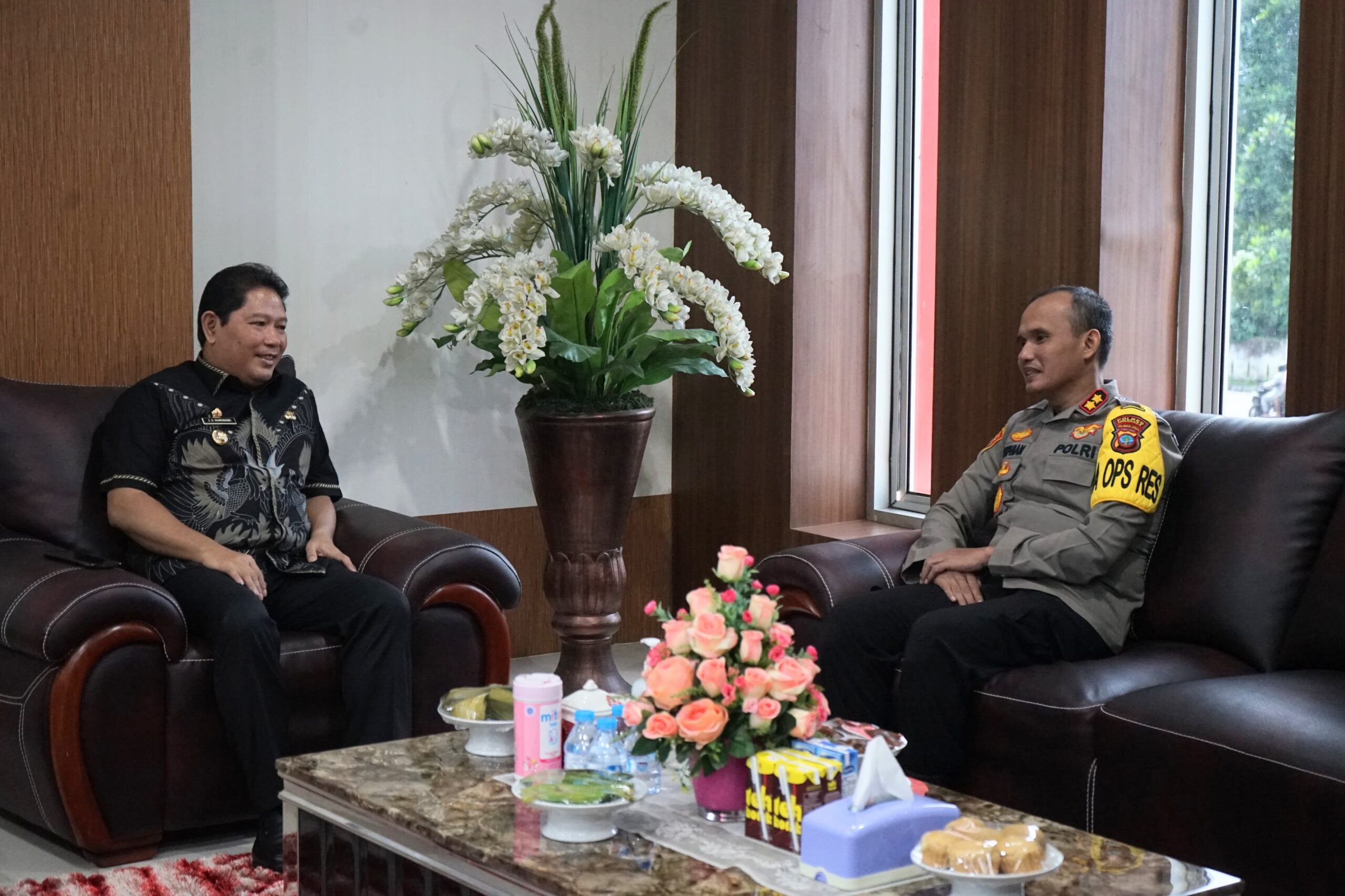 Bupati Minahasa Sambut Kunjungan Kapolres AKBP Sophian