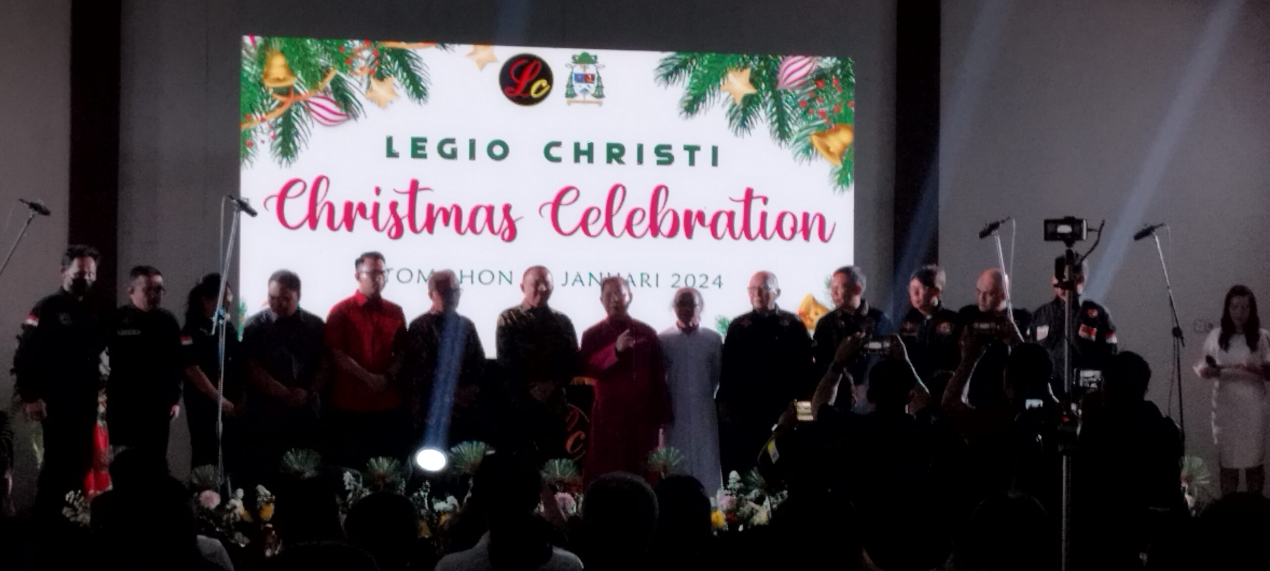 WL Hadiri Semarak Perayaan Pesta Natal dan Tahun Baru bersama Legio Christi Keuskupan Manado Kevikepan Tomohon