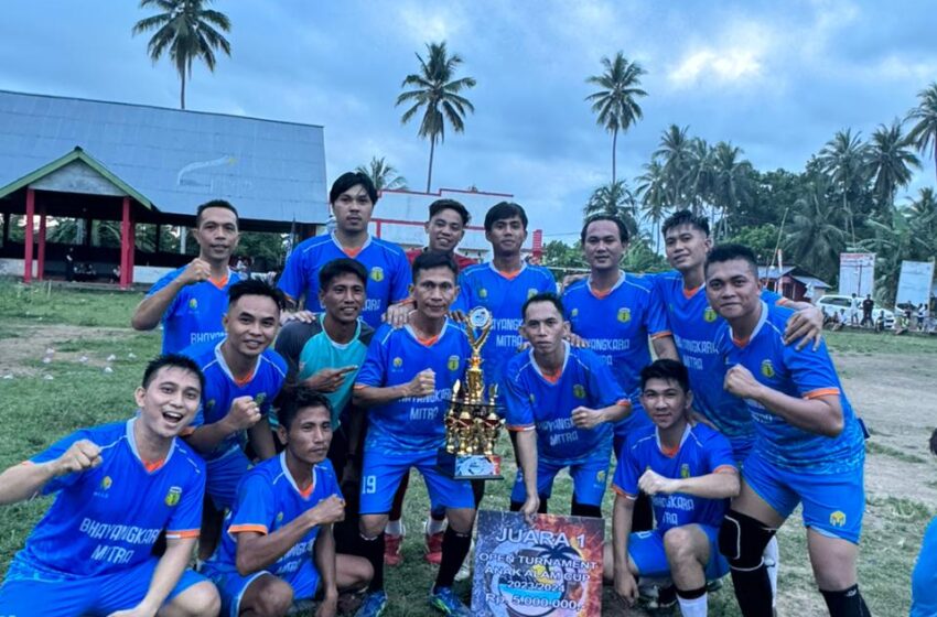  Open Turnament Anak Alam Cup, Bhayangkara Polres Mitra Raih Juara 1