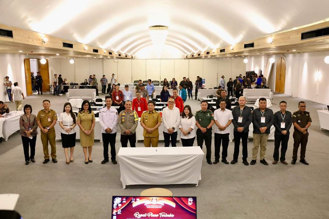 Lancar dengan Profesional, Bupati Minahasa Apresiasi Rapat Pleno Terbuka KPU