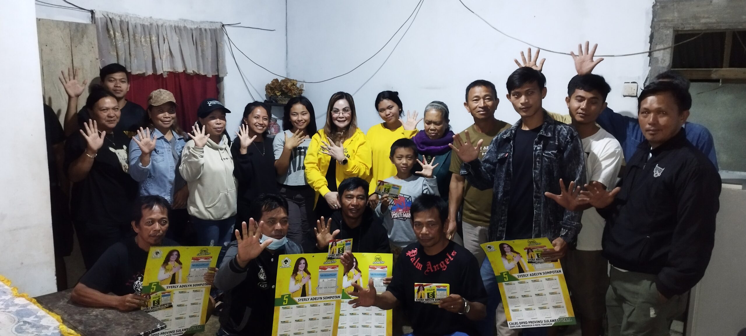 Kader Golkar beserta Warga Kanonang Dua dan Tiga Sepakat Dukung Syerly Adelyn Sompotan di Pemilu 2024