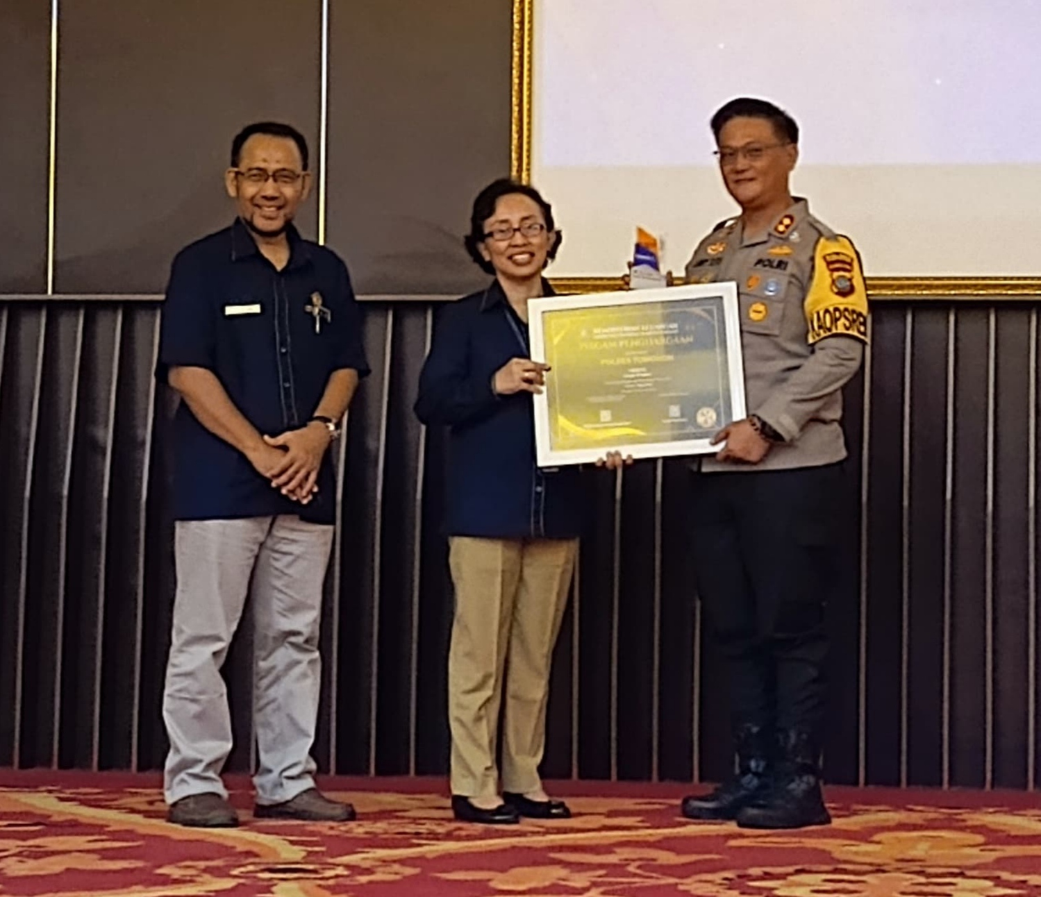 Peringkat 1 IKPA 2023, Polres Tomohon Raih Penghargaan dari Kemenkeu RI