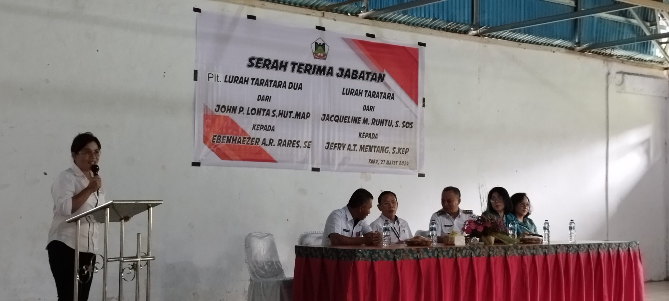 Resmi Bertugas, Lurah Tara Tara Dua Ebenhaezer Rares Siap Jalankan Amanah