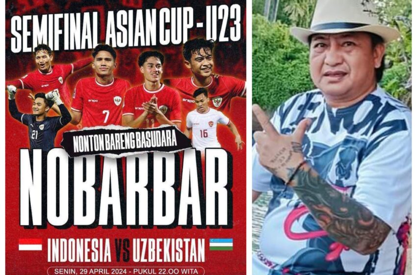  Dukung Timnas Indonesia U-23 Vs Uzbekistan, Relawan Pendukung Caroll Senduk Gelar “Nobarbar”