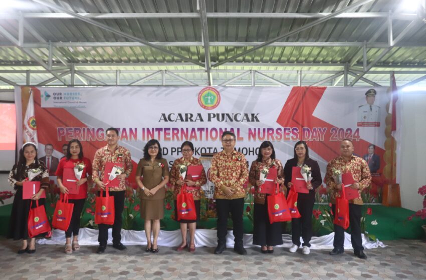  Puncak Peringatan International Nurse Day 2024, Pemkot Tomohon Apresiasi Kinerja Perawat RS Gunung Maria