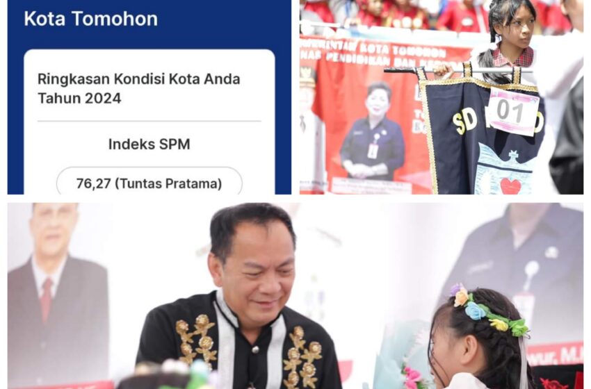  Makin Hebat, Raport Pendidikan Kota Tomohon Raih Predikat Tertinggi di Sulut dengan Indeks SPM 76,27