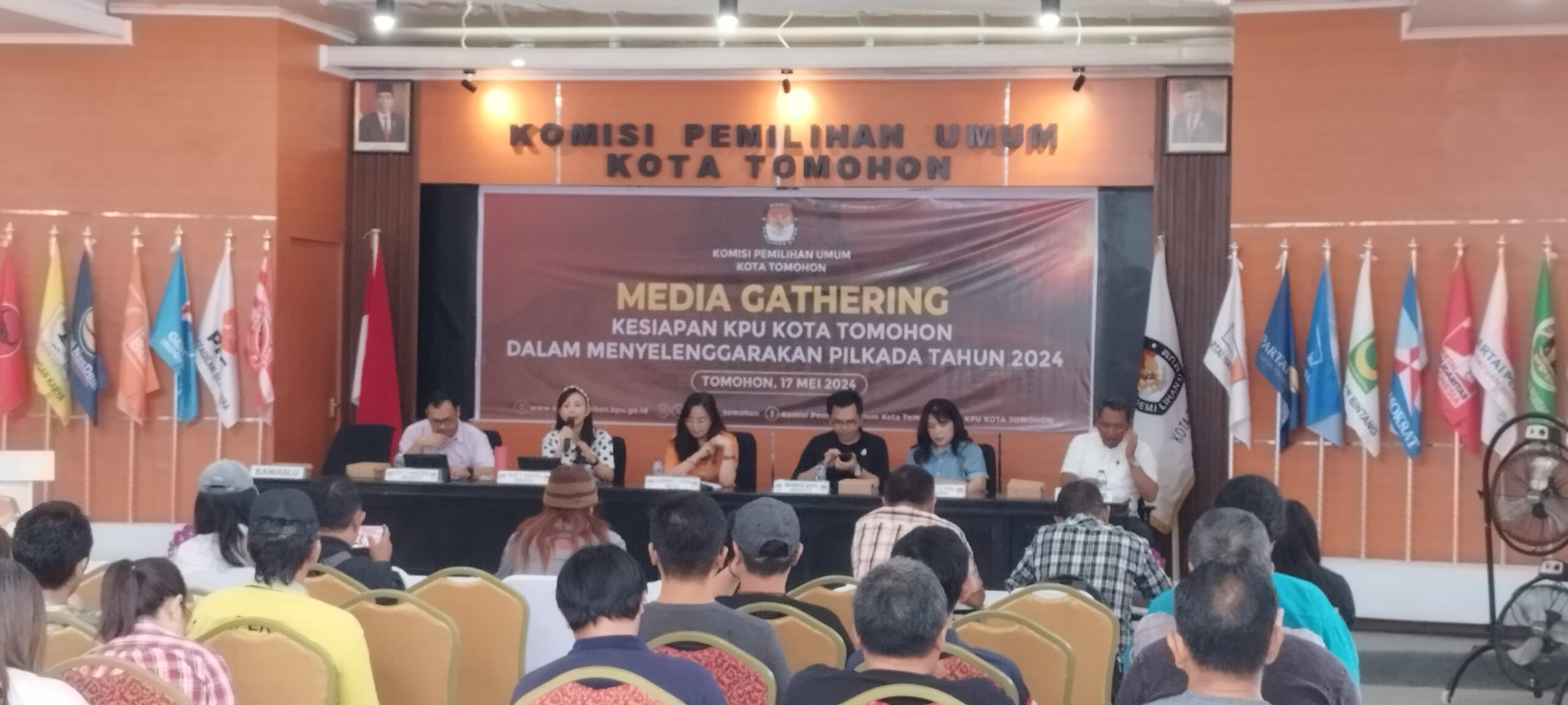 Giat Media Gathering KPU Tomohon, Polres Akui Media Miliki Peranan Penting Tegakkan Demokrasi