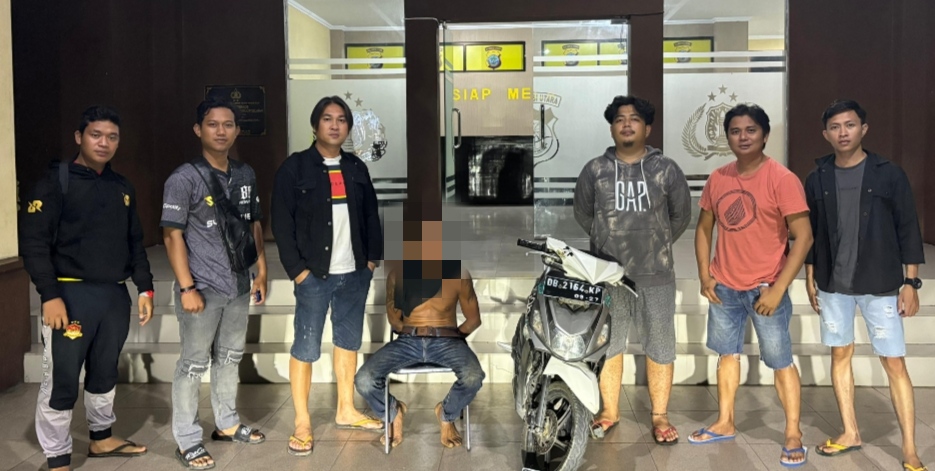 Yanny Cs Ringkus Tersangka Curanmor di Tempat Karaoke Desa Popodu Bolsel