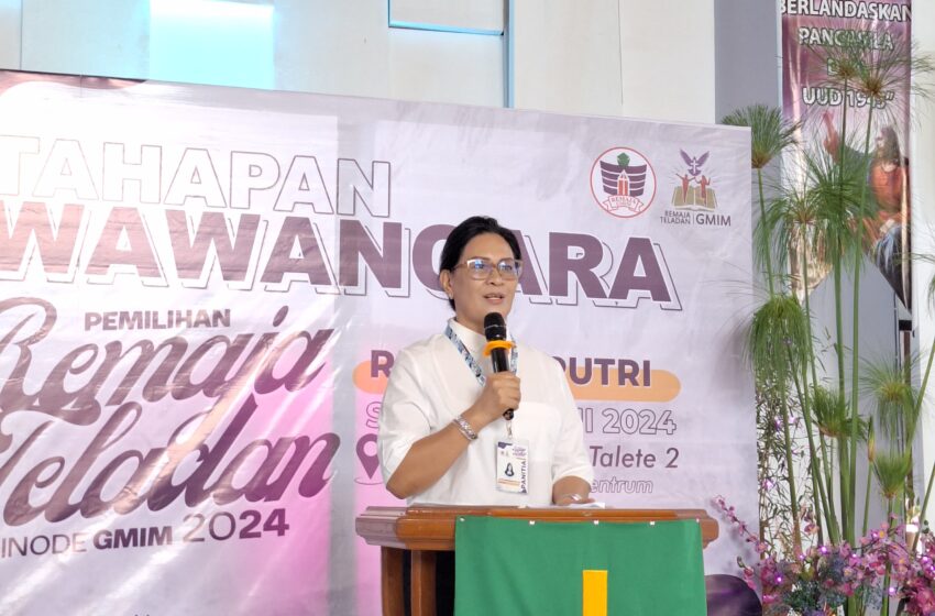  Lynda Watania Buka Sesi Wawancara Pemilihan Remaja Teladan Sinode GMIM