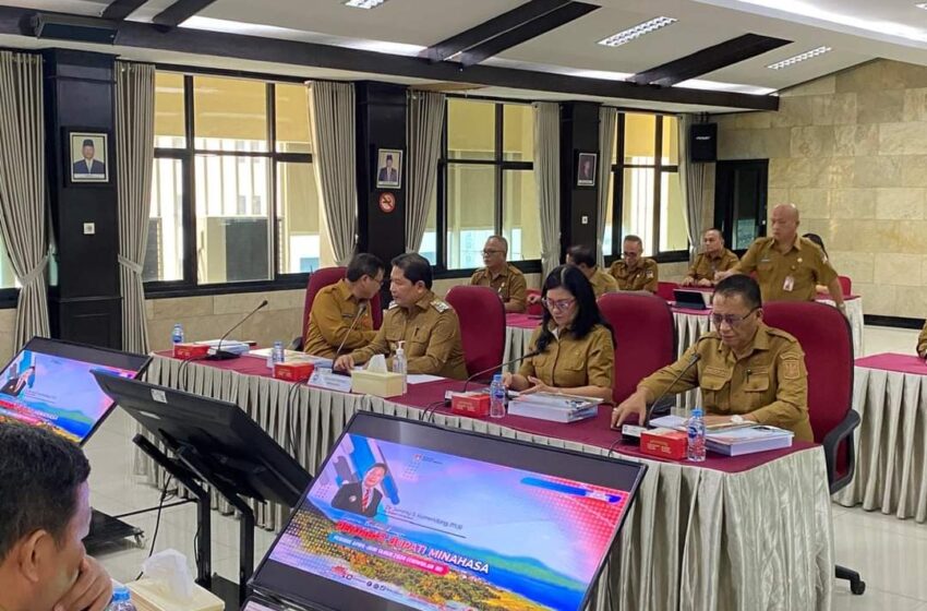 Bupati Minahasa Ikuti Evaluasi Kinerja Penjabat Kepala Daerah Triwulan III