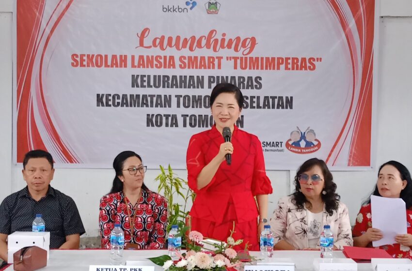  Bangun SDM Hebat dan Tangguh, Lansia Tomohon Diberi Fasilitas Sekolah Lansia Smart Tumimperas