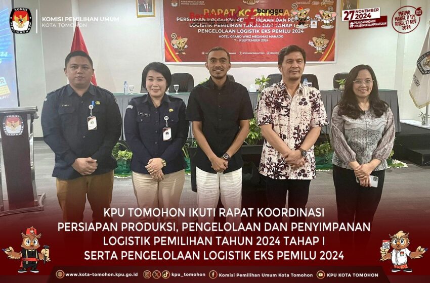  KPU Tomohon Perdalam Pemahaman Persiapan Produksi, Pengelolaan dan Penyimpanan Logistik Pemilu