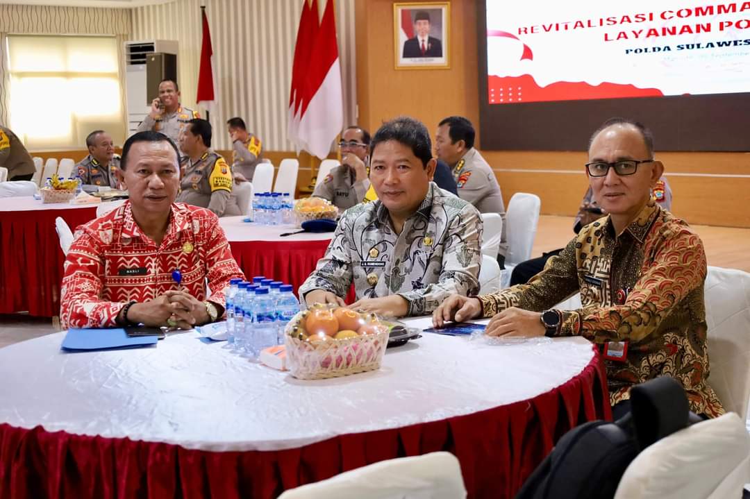 Bupati Minahasa Hadiri Revitalisasi Command Center dan Layanan Polri 110 di Polda Sulut