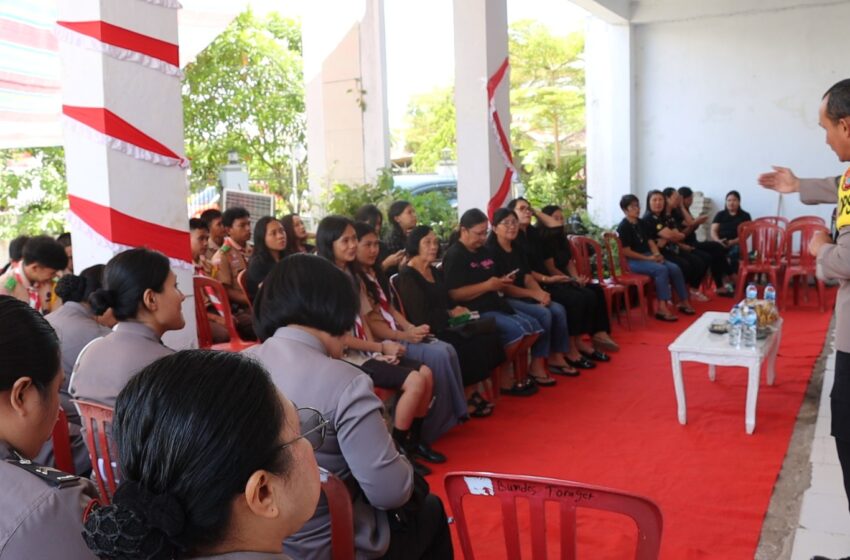  Wujud Nyata Sinergitas, Kapolres Minahasa Laksanakan Jumat Curhat di Desa Toraget