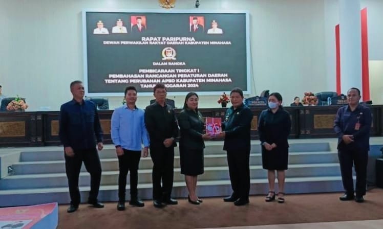  DPRD Minahasa Gelar Rapat Paripurna Bahas Ranperda, di Hadiri Bupati Minahasa